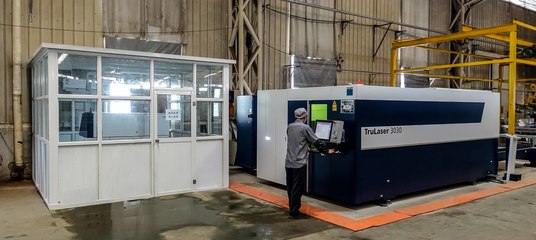 通快激光切割機(jī)正式運(yùn)行